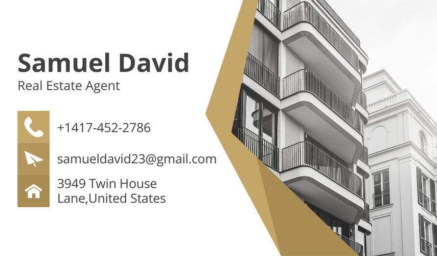 Business Card For Samuel David